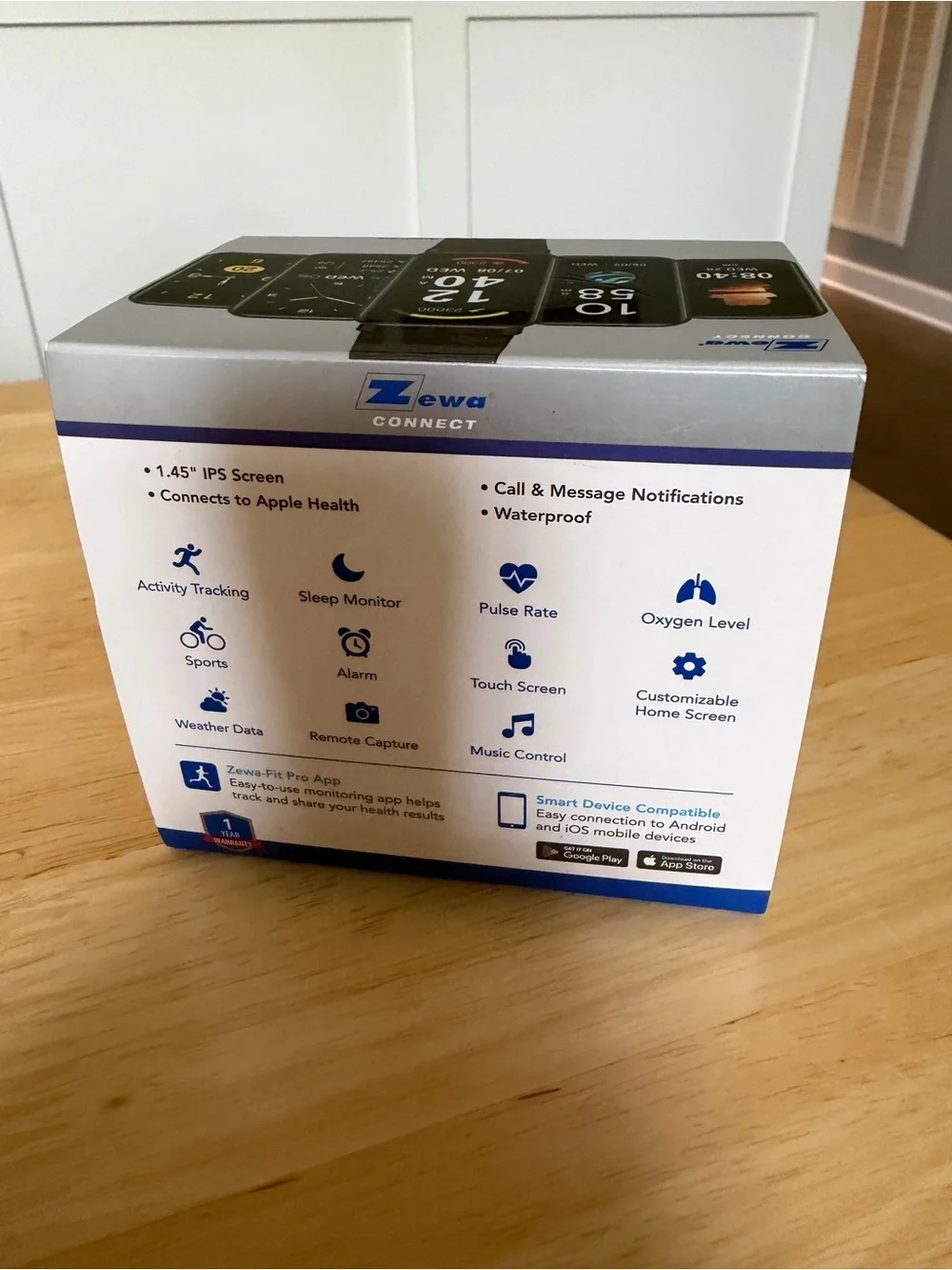 Connect Black Smart Health Activity Tracker with BT